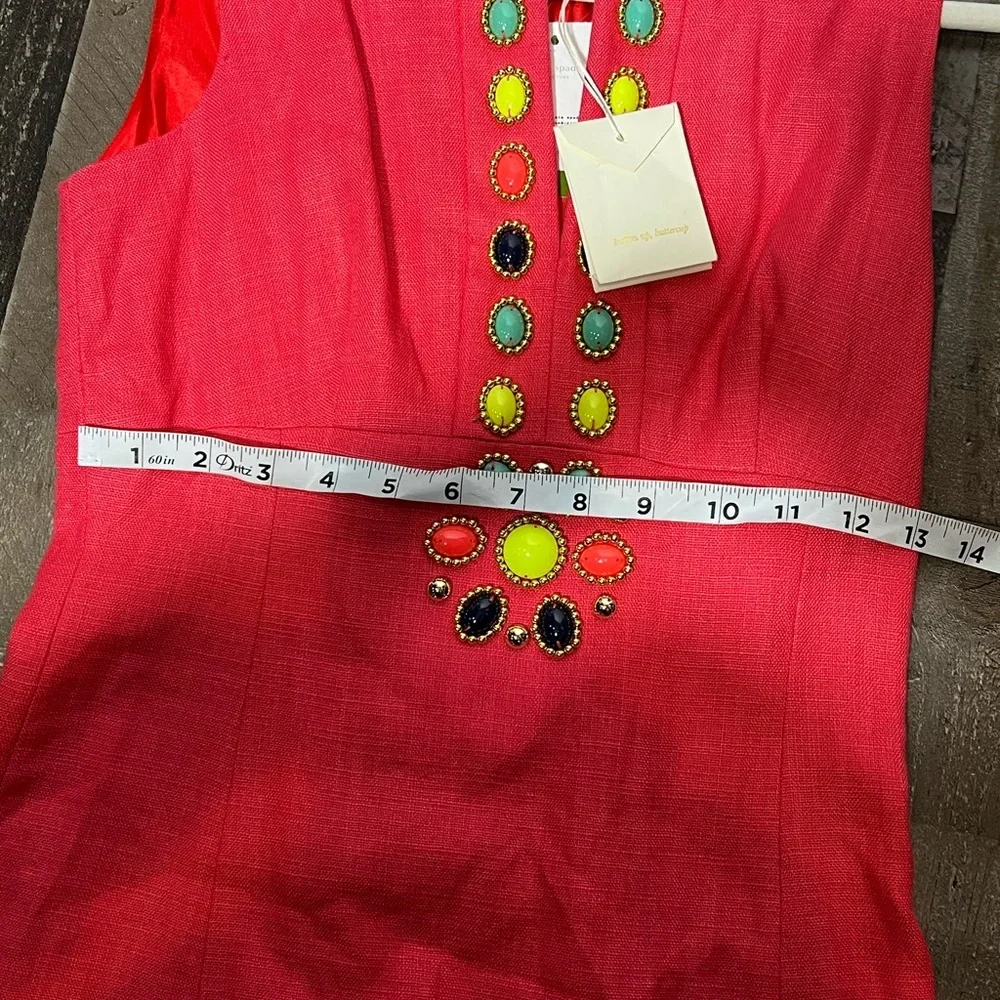NWT Kate Spade Linen Blend Edith Dress- 2‎